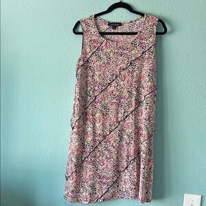 Perceptions Petite Dress Scoop Neck Sleeveless Size PL